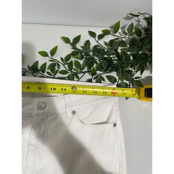 Lauren Ralph Lauren Womens White Premier Straight Cropped Jeans Size 8 - Picture 11 of 14